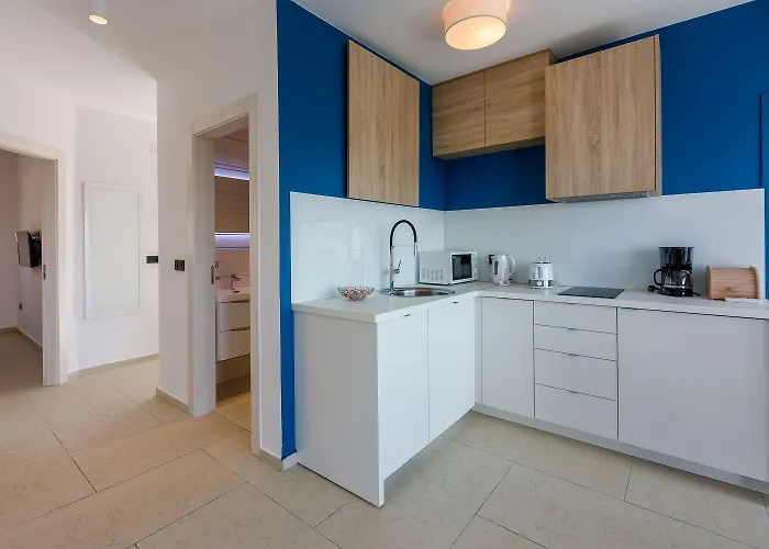 Beeindruckendes Nur 500 Meter Zum Mit Meerblick, Sauna, Gym, Pool Apartman *