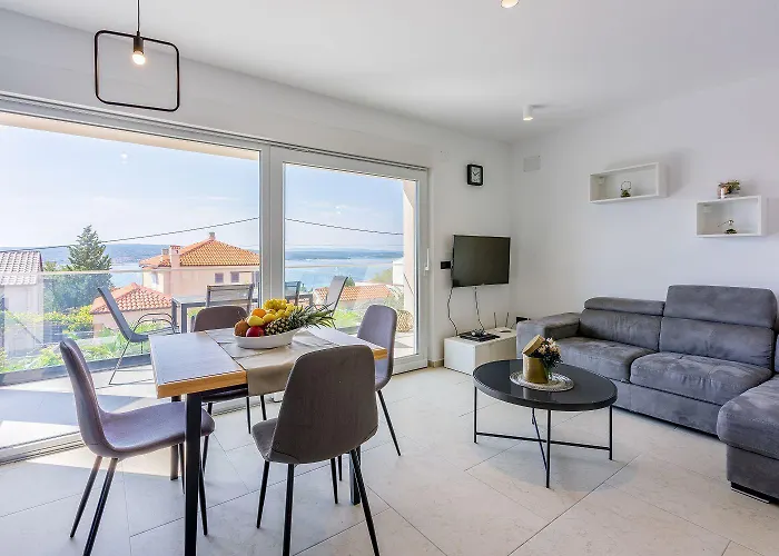 Beeindruckendes Nur 500 Meter Zum Mit Meerblick, Sauna, Gym, Pool * Crikvenica